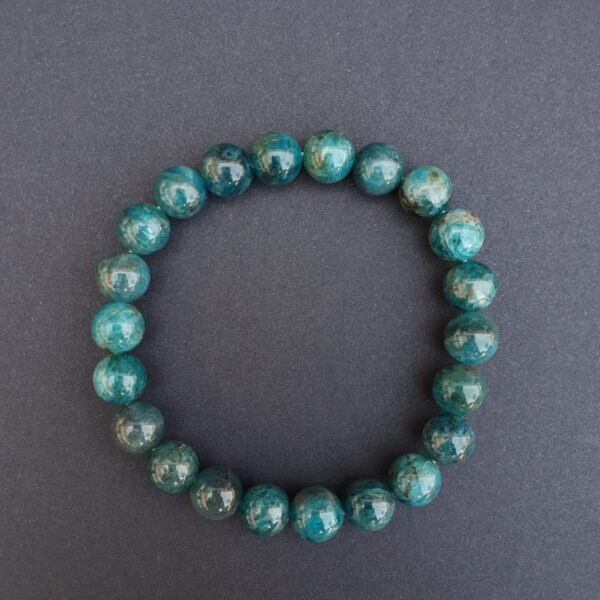 Pulseira bolinha de apatita 8 mm