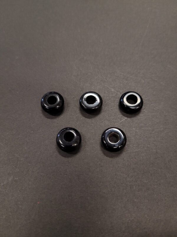 Berloque donut obsidiana