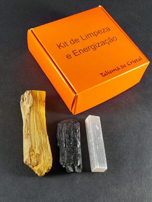 kit de limpeza e energização