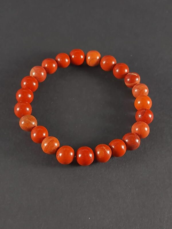 Pulseira bolinha de jaspe 8mm