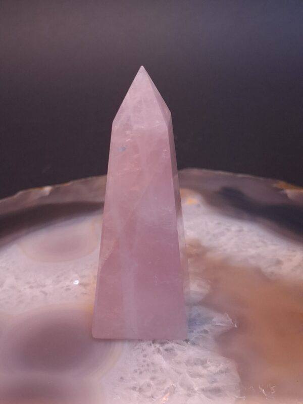 Obelisco de Quartzo rosa (p)